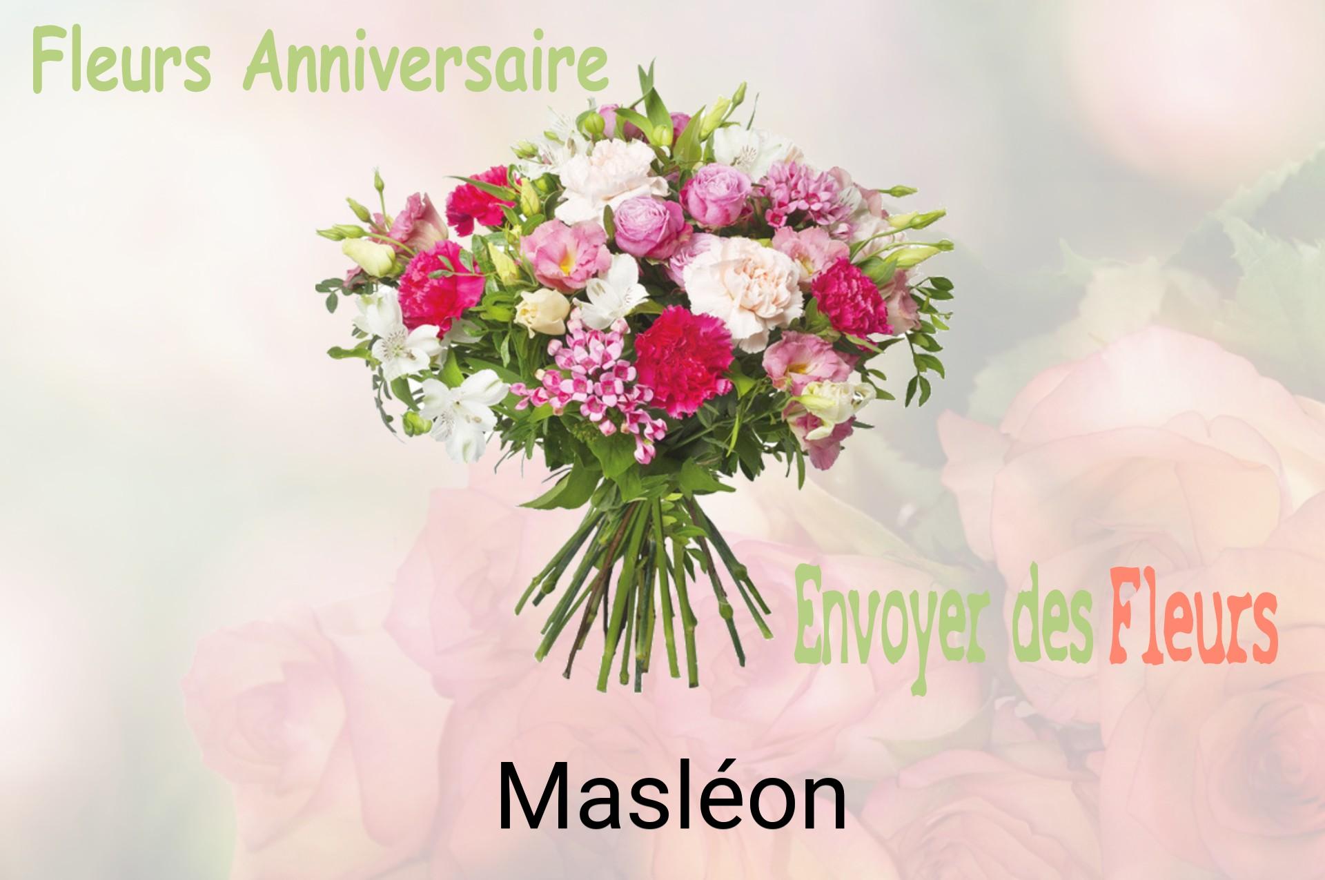 Bouquet de fleurs d’anniversaire livré à Masléon